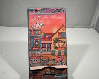 Mew Ex 151 Card Replica Card/Phone Stand - Display Mew Stand
