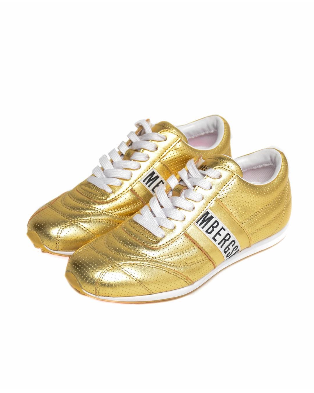 Vintage Dirk Bikkembergs Gold Sneakers Etsy