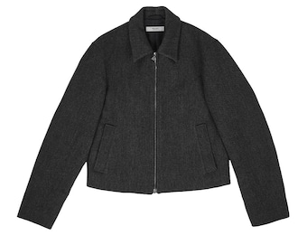 PRADA Vintage Wool Bomber Jacket Men's Size L - Etsy