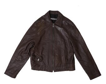 ダーク ビッケンバーグ メンズ レザー ジャケット - Etsy 日本