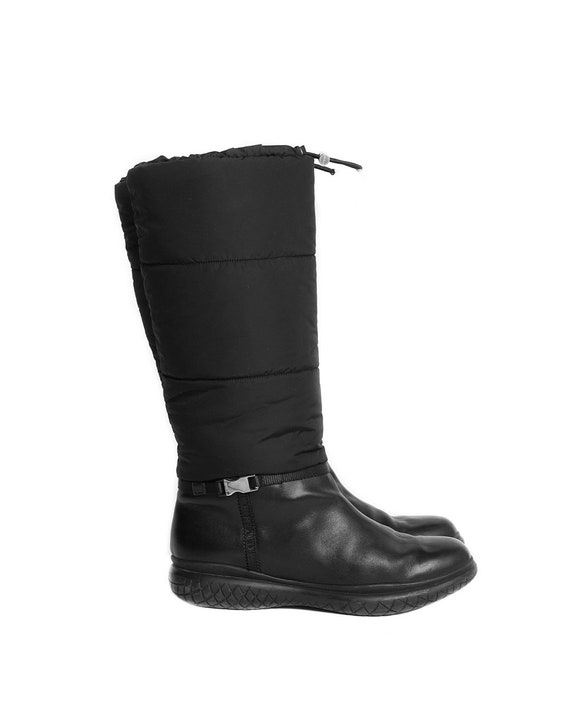 Prada F/W1999 Padded High Boots - Etsy