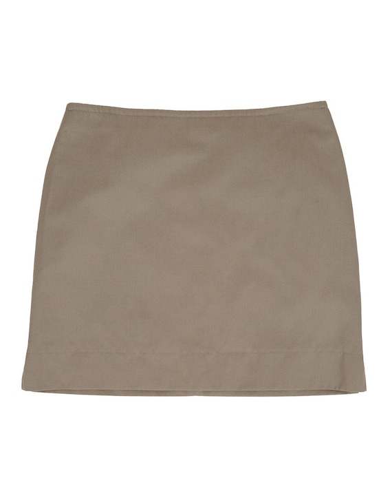 Miu Miu S/S1998 Mini Skirt in Khaki - Etsy