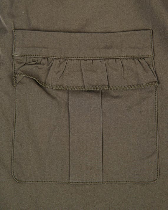 Miu Miu S/S1999 Ruffle Pleated Back Shirt - image 5