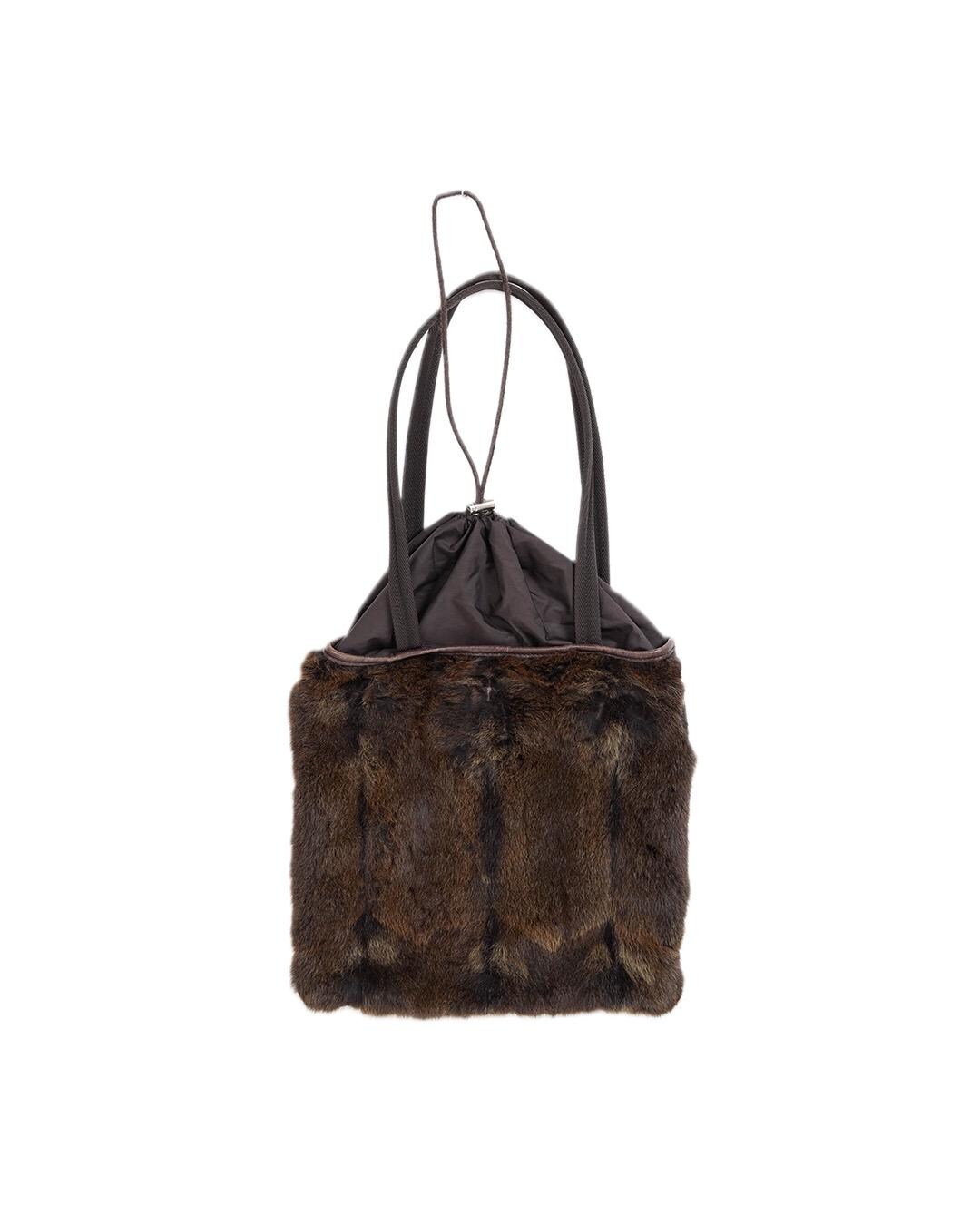 【希少】Prada 1999AW fur docking nylon bag Prada F/W1999 Fur Tote Bag - Etsy