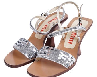 Miu Miu S/S1998 Sequin Heels