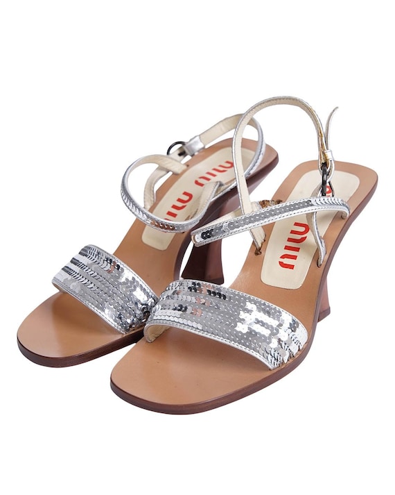 Miu Miu S/S1998 Sequin Heels - image 1