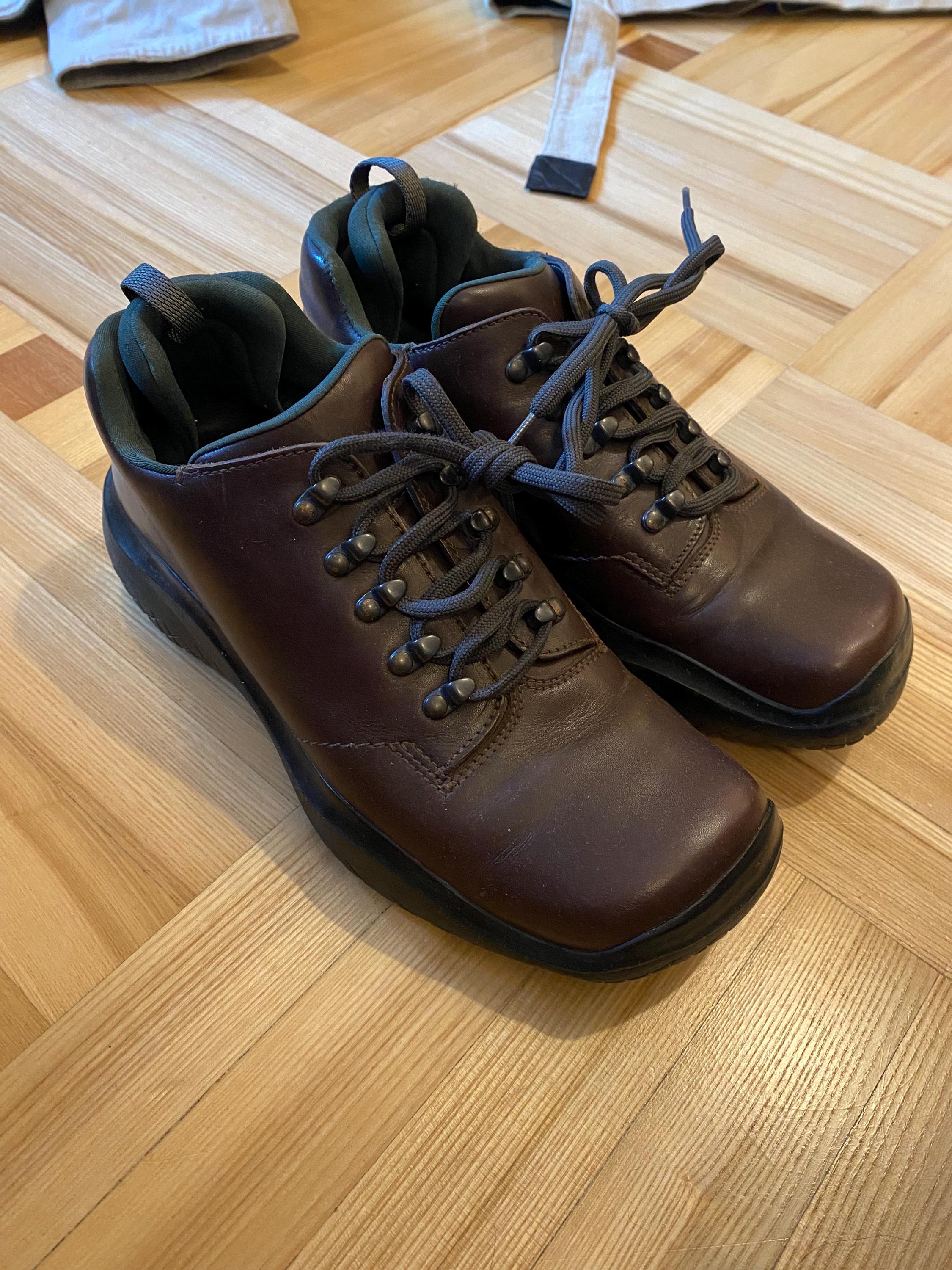 Vintage Prada Vibram Leather Boots - Etsy UK
