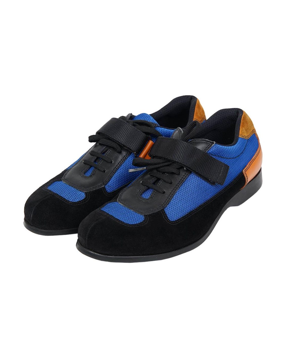 Prada F/W2002 Mens Suede Sneakers, foto 4 di 5