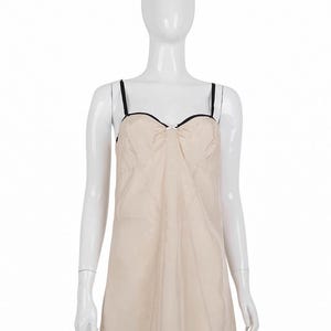 miu miu beige dress Miu Miu Panama Cotton Maxi Dress, Woman, Limestone, Size 42 main image 1