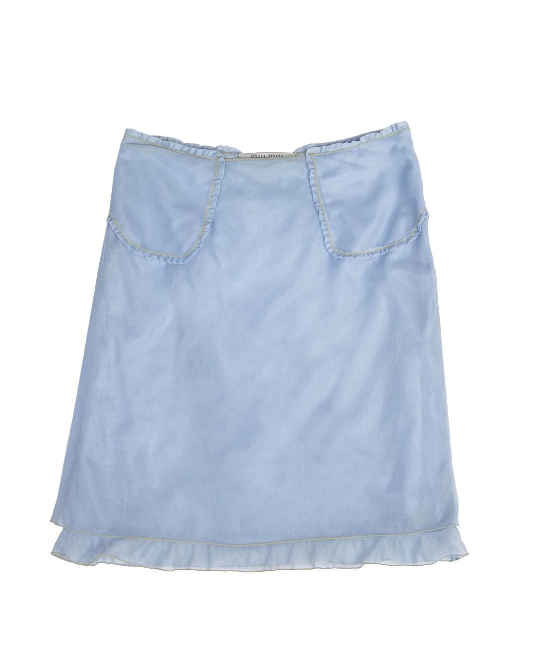 スカート miu miu Skirt pleats mini archive y2k Miu Miu Navy Blue Pleated Mini Skirt 2000's – Vintage TTS