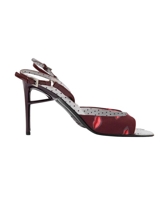 Prada S/S2000 Graphic Lips Heels - Etsy Norway