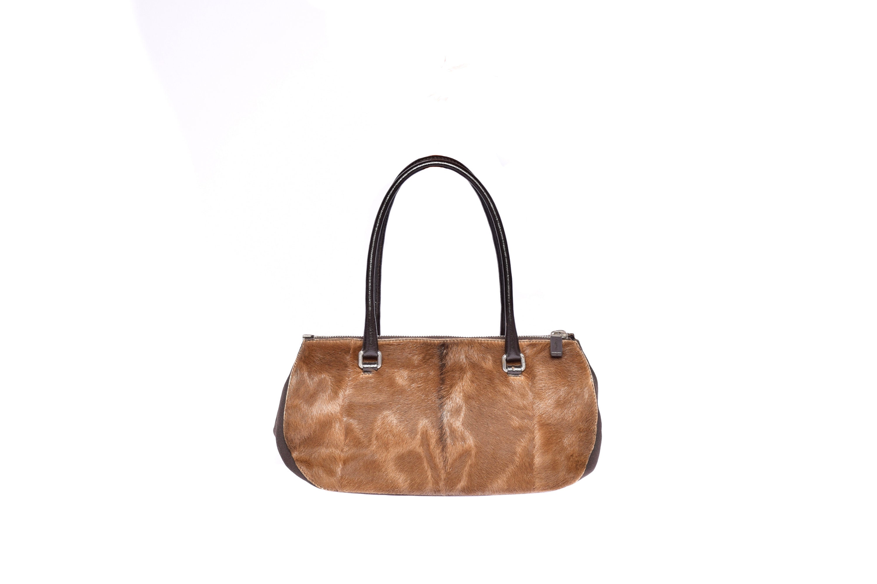 Authentic Miu Miu Bauletto Nappa Old Vintage Leather Tote Crossbody Bag