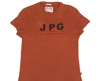 90s JEAN PAUL GAULTIER ロンＴ オレンジ 48 90s JEAN PAUL GAULTIER ロンT オレンジ 48 90s JEAN PAUL