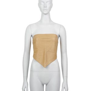 Haut bandeau en cuir Prada P/É 1999