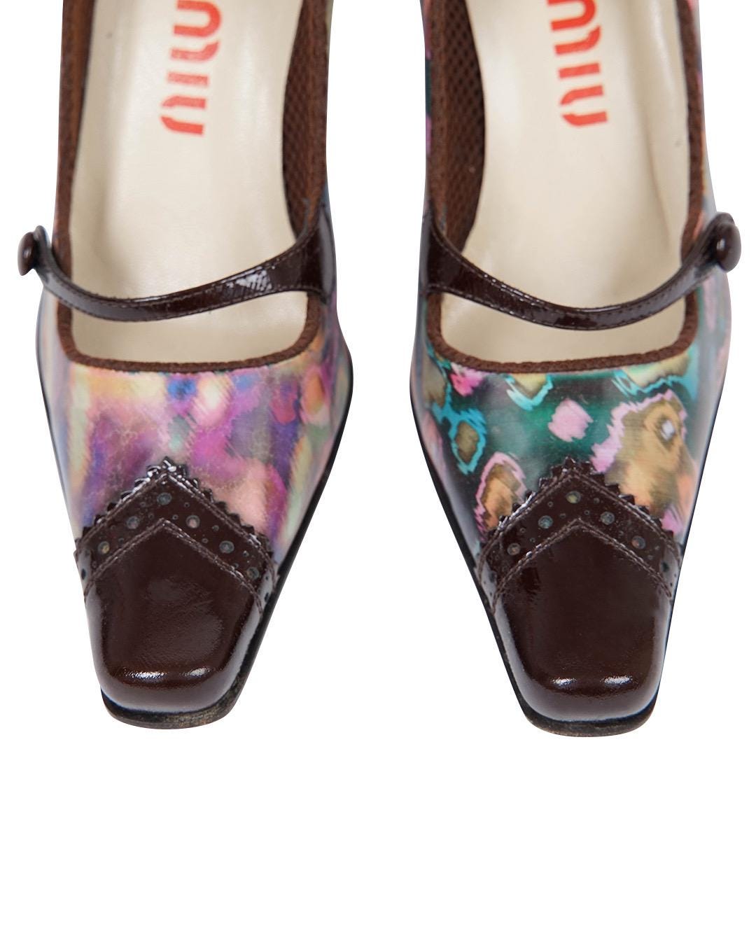 Miu Miu S/S1999 Holograhpic Heels - Etsy