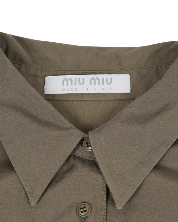 Miu Miu S/S1999 Ruffle Pleated Back Shirt - image 6