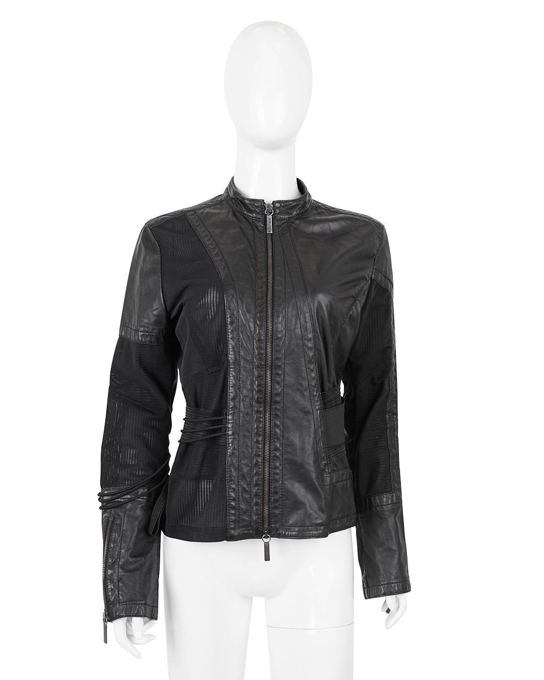 Dirk Bikkembergs S/S2004 Leather Jacket - Etsy