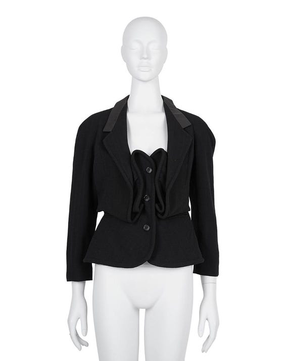 美品 HUSSEIN CHARAYAN WOOL JACKET Hussein Chalayan S/S2006 Virgin Wool Blazer - Etsy