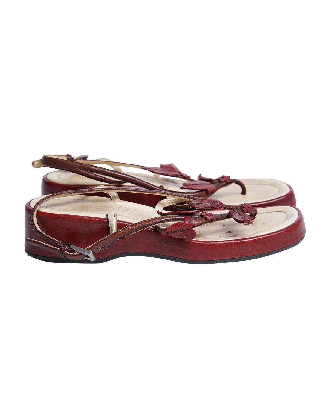 Prada S/S1997 Vine Leaf Sandals - Etsy Canada
