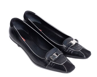 Prada Late 90s Buckle Mules