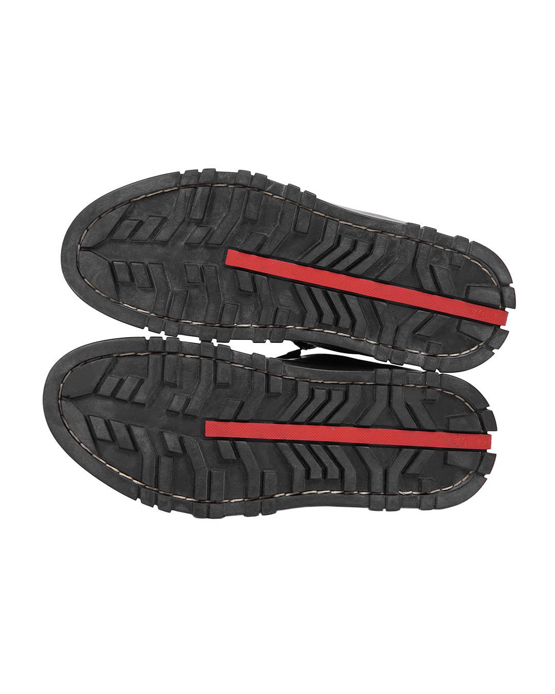 【PRADA】プラットフォームオーバーニーブーツ PRADA(プラダ) Over-the-knee Platform Bootsエナメルロング