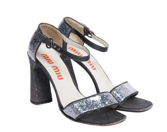 Miu Miu F/W1998 Heels Glitter Heels