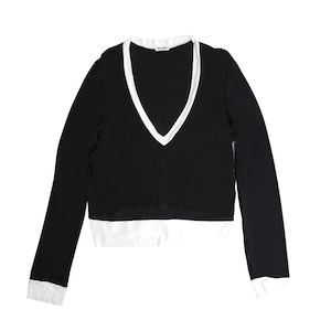 Miu Miu Resort 2010 Viscose Long Sleeve Top