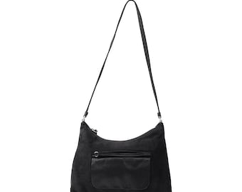 Prada F/W1999 Black Suede Shoulder Bag - Etsy