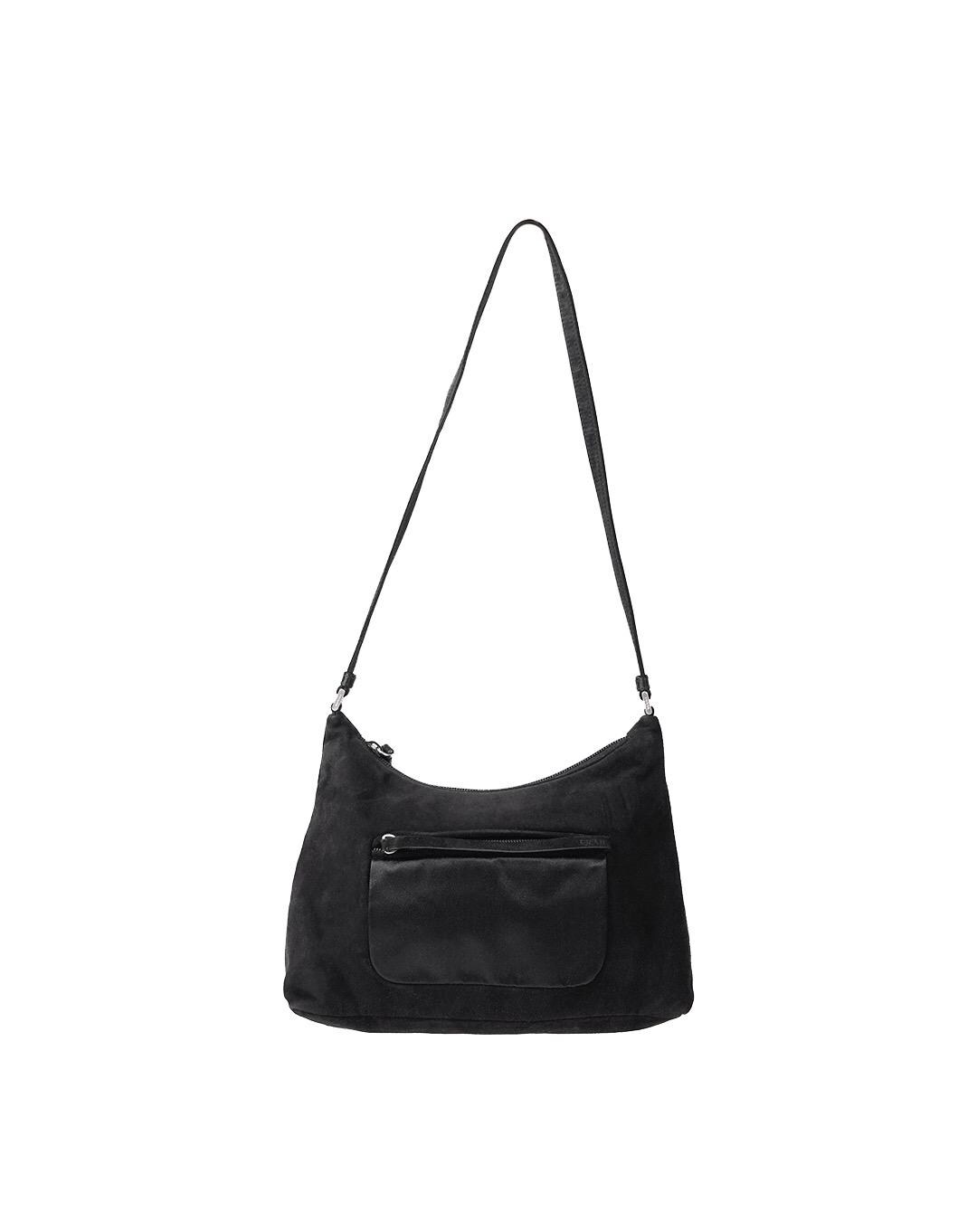 PRADA 黒 スエード ショルダーバッグ プラダ F/W1999 ブラック スエード ショルダーバッグ - Etsy 日本