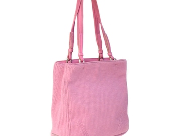 Sac en tricot Prada A/H 1999 en rose