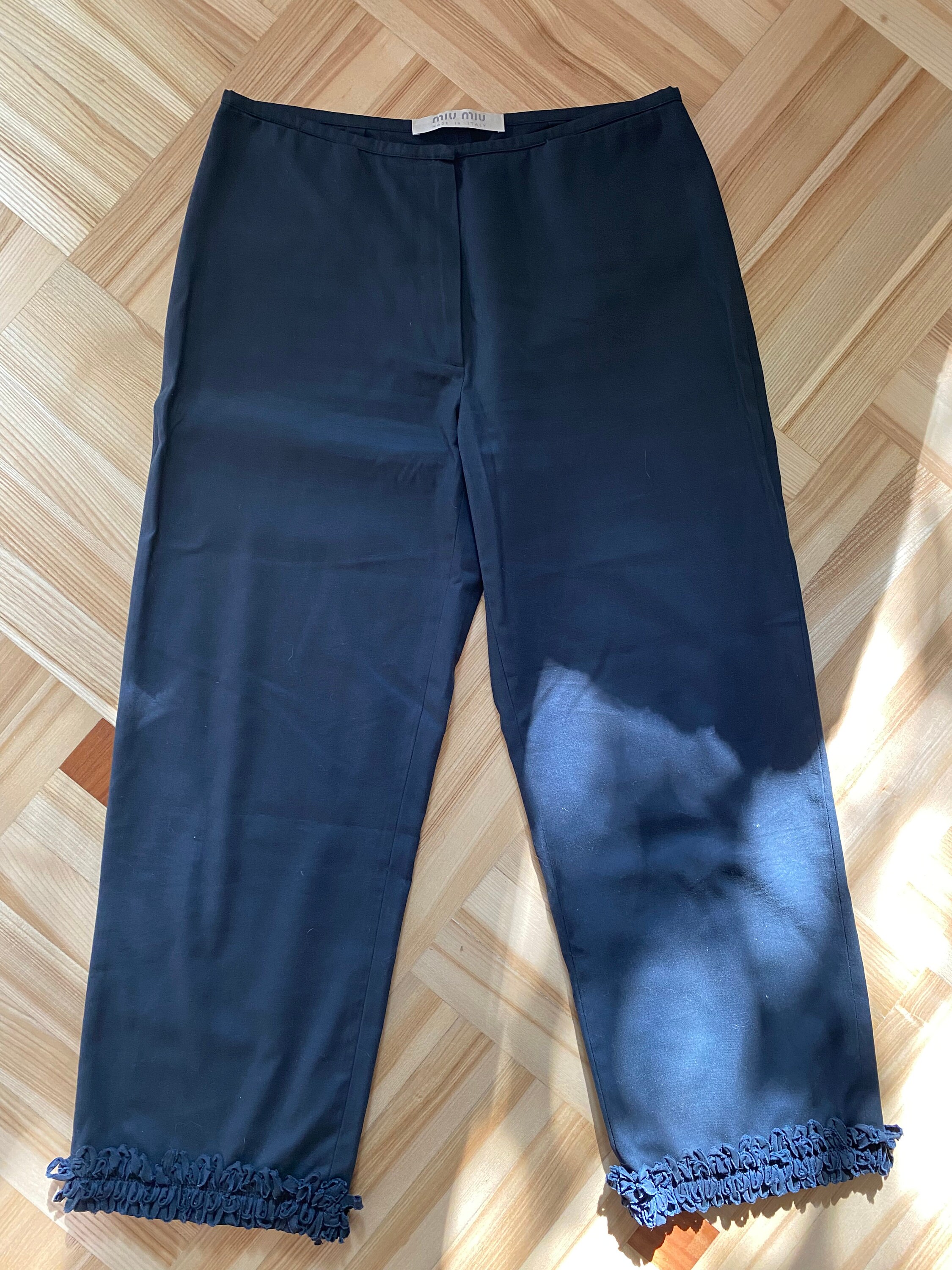 Miu Miu S/S1999 Runway Ruffle Pants - Etsy