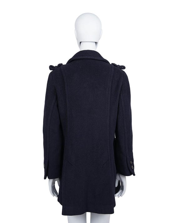 Prada F/W1996 Navy Wool Coat - Etsy
