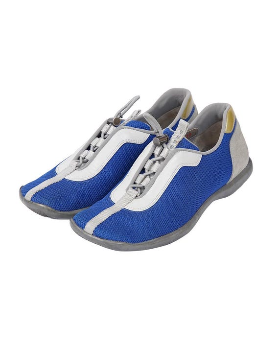 Prada S/S1999 Stopper Lace Sneaker in Blue