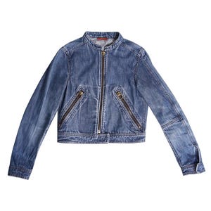 Vintage Prada Womens Denim Jacket