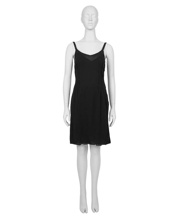 Miu Miu 90s Viscose Black Dress With Sequin Lining - Etsy Canada