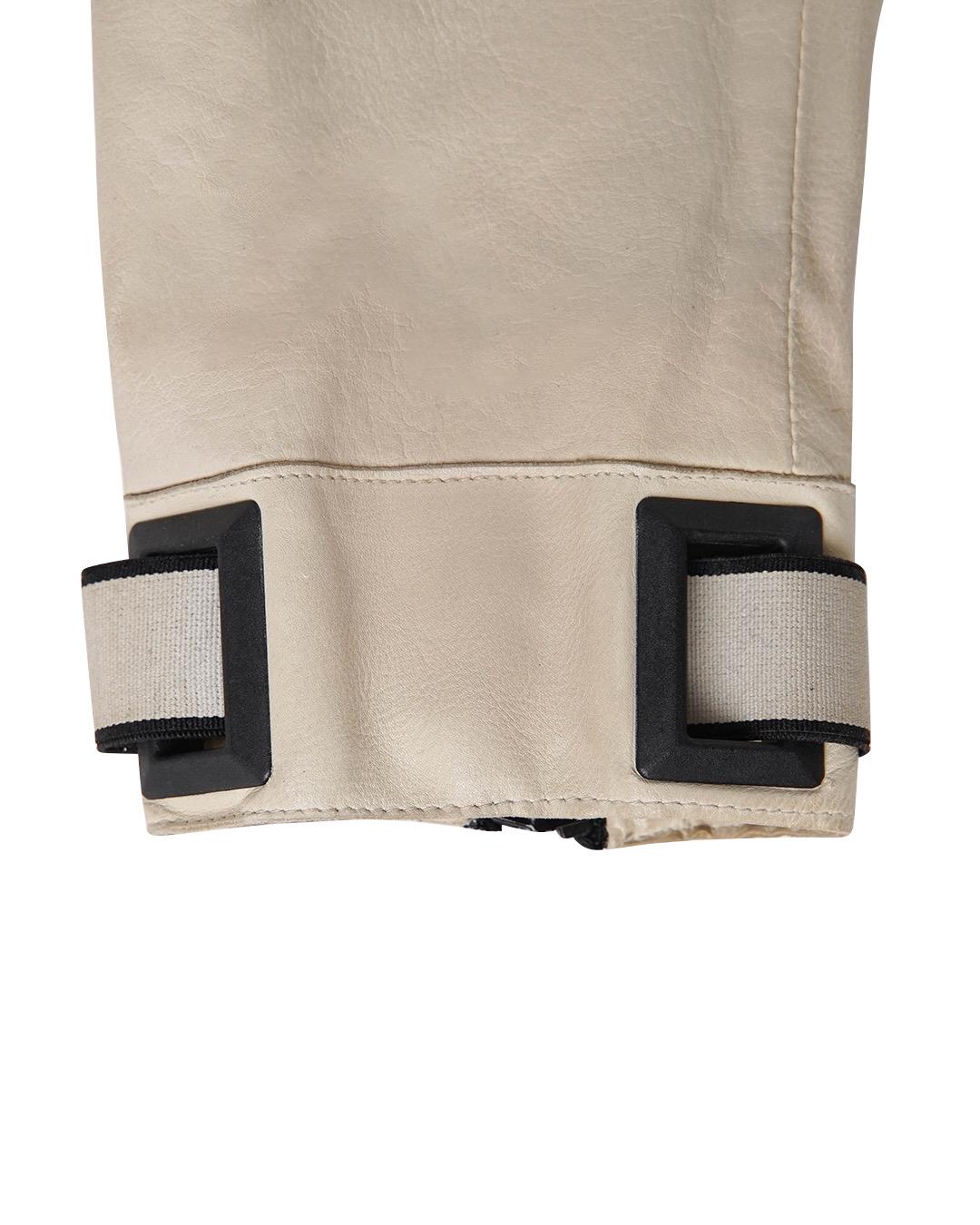 Miu Miu S/S2000 Leather Zip Jacket in Beige - Etsy