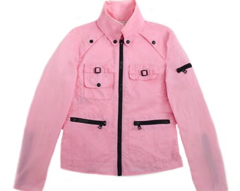 Miu Miu S/S2000 Leather Zip Jacket in Beige - Etsy Canada