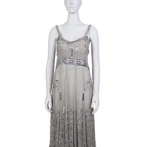 just cavalli silver dress Just Cavalli Vintage metallic-effect Midi Dress | Silver