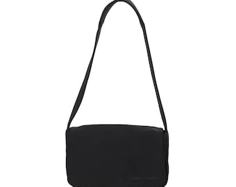 Miu Miu 1999 Black Neoprene Bag