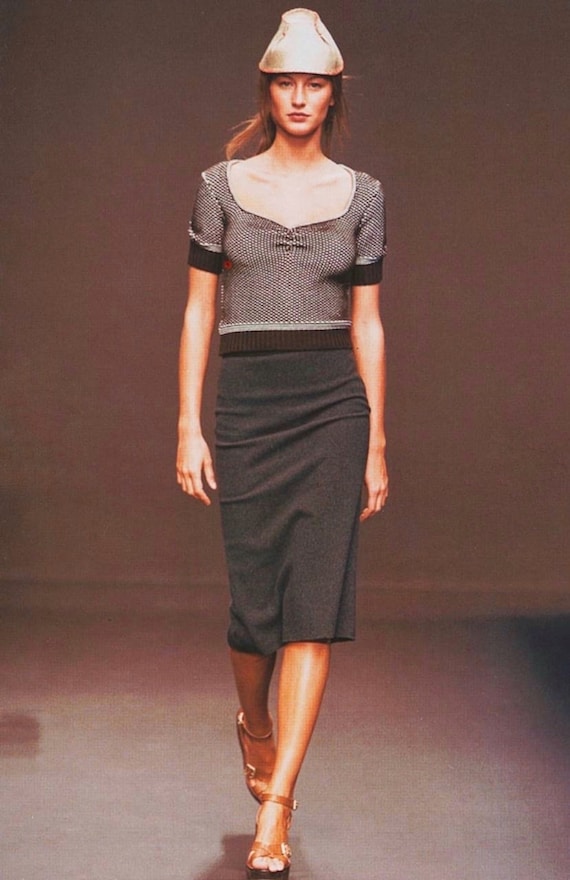 トップス MIU MIU FW2000 Knit Top Miu Miu F/W2000 Knit Top - Etsy