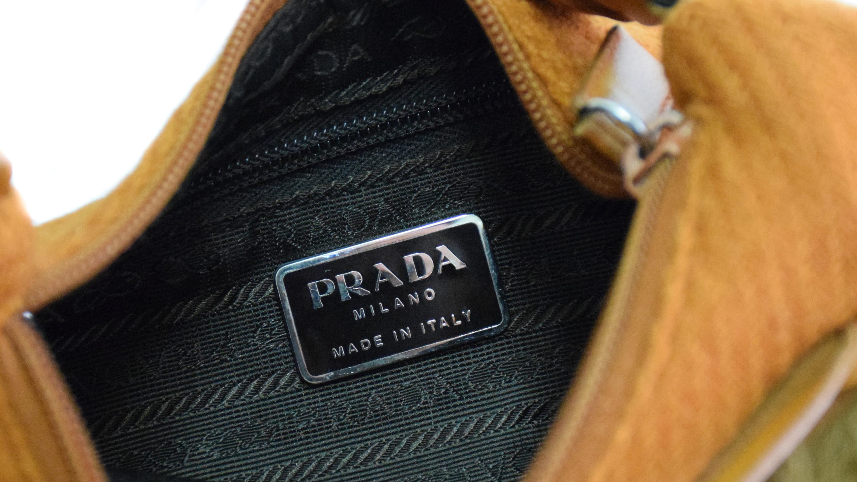 Prada F/W1999 Wool/fur Shoulder Bag in Orange - Etsy