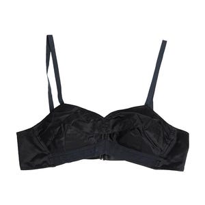 Miu Miu Black Satin Bralet