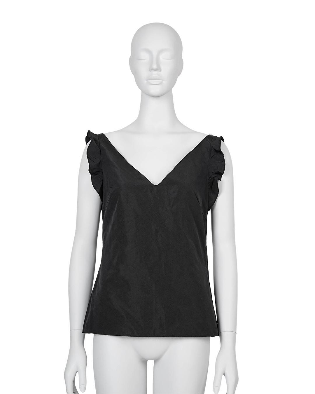 トップス Miu Miu frill tops Miu Miu F/W1998 Ruffle Shoulder Top - Etsy