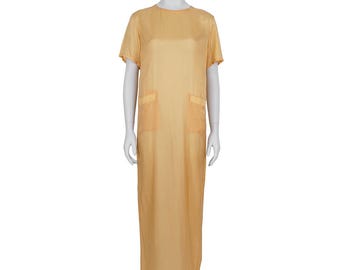 Yohji Yamamoto Y's Sheer Maxi Dress