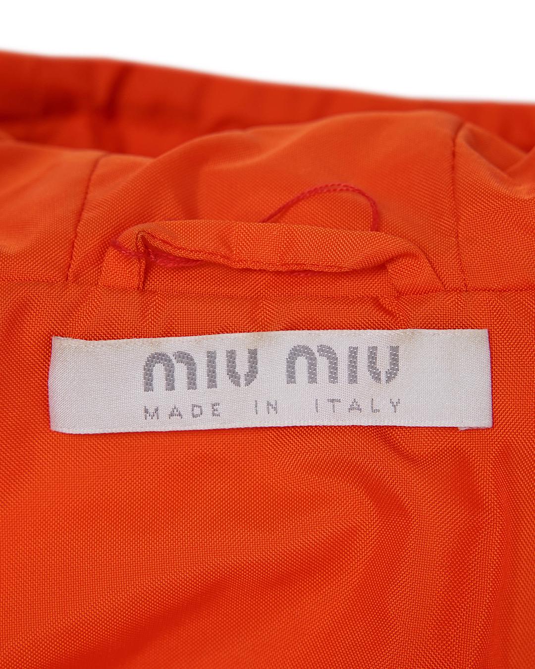 Miu Miu S/S2000 Orange Jacket - Etsy