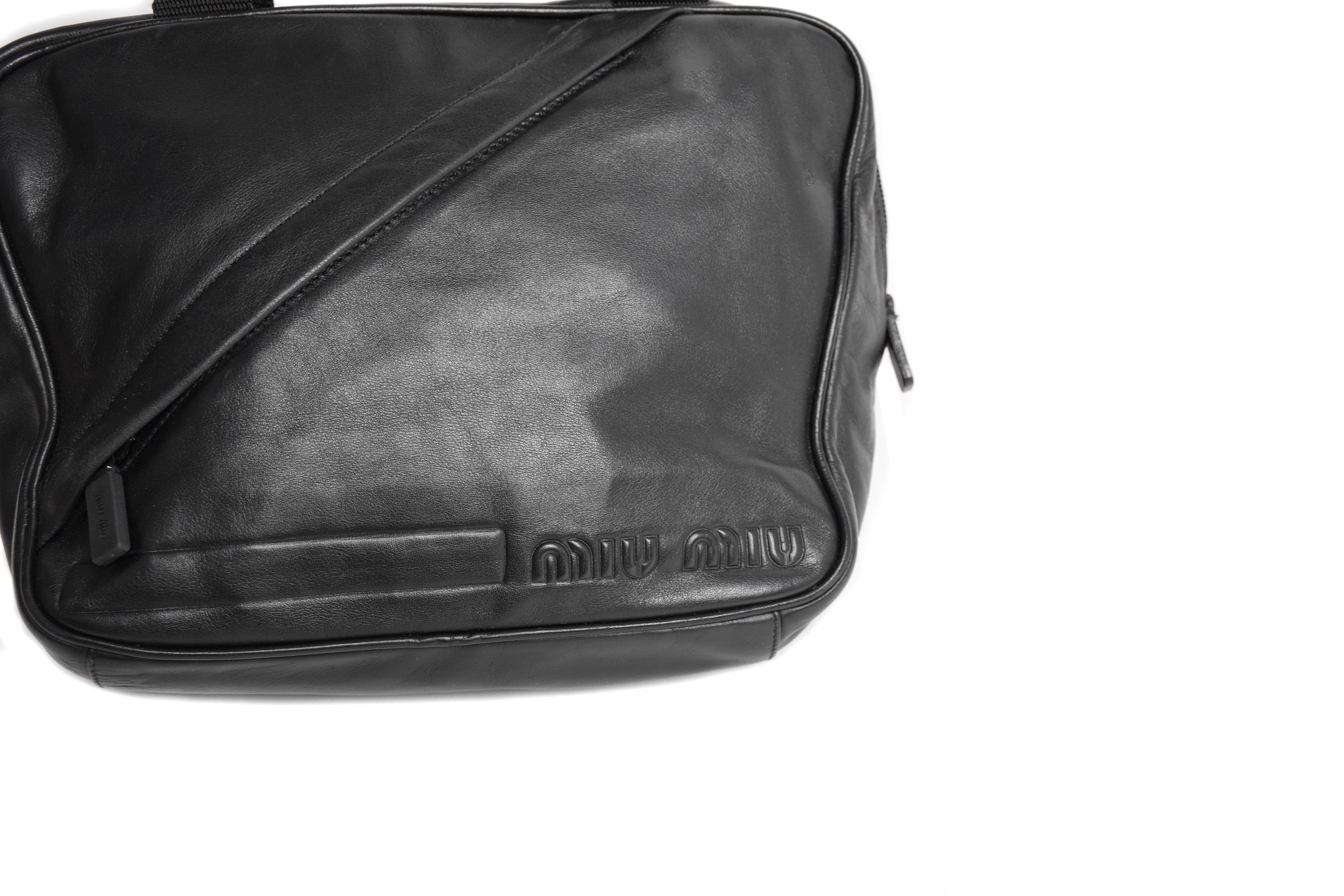 バッグ F/W1999 MIU MIU leather handbag Miu Miu F/W 1999 Leather Bag - Etsy