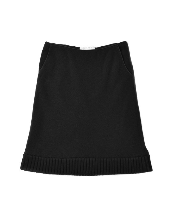 スカート FW1999 Miu Miu Wool Skirt 42 Miu Miu F/W1999 Wool Skirt - Etsy