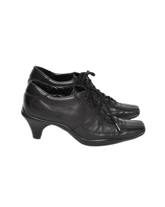 Prada Late 90s Leather Heel Boots - image 6