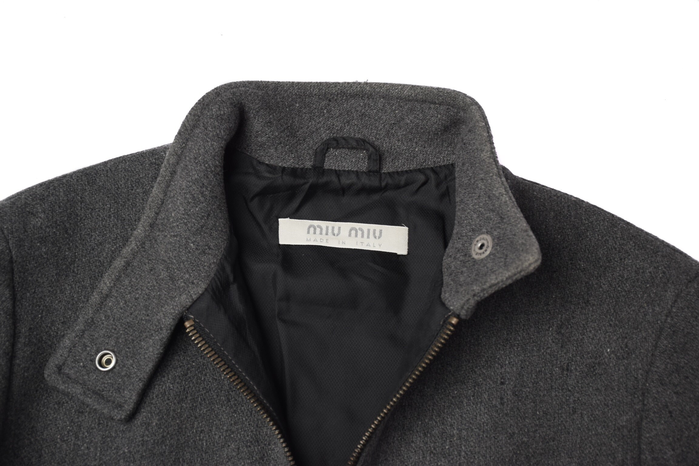 ジャケット・アウター Miu Miu 1999fw wool food coat archive F/W 1999 Miu Miu Jacket (46) – Bintagged