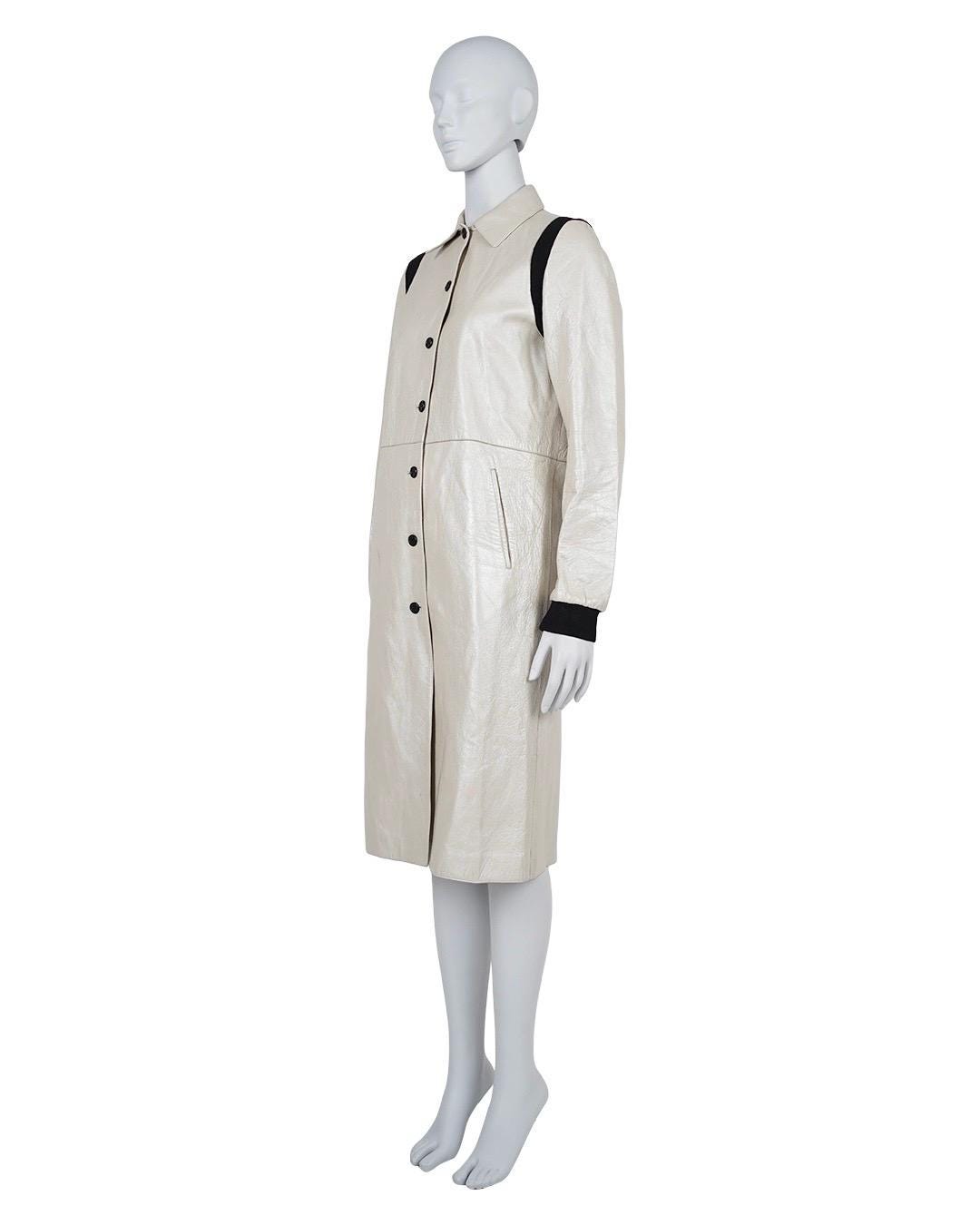 Miu Miu S/S2000 Iconic Runway Leather Coat - Etsy